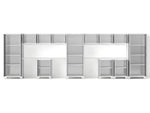 NewAge Garage Cabinets Bold Series 14PC Garage Cabinetry Set, 24-Gauge Steel, Fully Welded, 234" W x 18" D x 76.75" H-56794-Garage Giant 