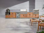 NewAge Outdoor Kitchens Stainless Steel 2-Piece Cabinet set with Grill Cabinet and Performance Grill-74813-Garage Giant 