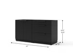 NewAge Outdoor Kitchens Stainless Steel 2-Piece Cabinet Set with 3-Drawer Cabinet and 2-Door Cabinet-67689-Garage Giant 