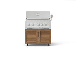 NewAge Outdoor Kitchens Stainless Steel 2-Piece Cabinet set with Grill Cabinet and Platinum Grill-72964-Garage Giant 