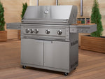 NewAge Outdoor Kitchens NewAge Classic Stainless Steel Gas 36" Grill Cart-66959-Garage Giant 