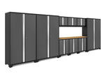 NewAge Garage Cabinets Bold Series 10-Piece Cabinet Set with 48 in. RTA Locker-55224-Garage Giant 