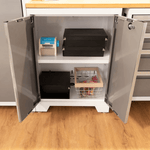 NewAge Garage Cabinets Bold Series XL 7-Piece Garage Cabinets Set with Tool, Base, Wall Cabinets and 30 in. Lockers-64007-Garage Giant 