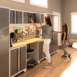 NewAge Garage Cabinets Bold Series XL 7-Piece Garage Cabinets Set with Tool, Base, Wall Cabinets and 30 in. Lockers-64007-Garage Giant 