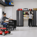 NewAge Garage Cabinets Bold Series XL 12-Piece Garage Cabinets Set with Tool, Base, Wall Cabinets and 30 in. Lockers-64017-Garage Giant 