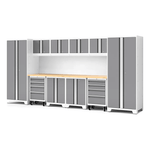 NewAge Garage Cabinets Bold Series XL 12-Piece Garage Cabinets Set with Tool, Base, Wall Cabinets and 30 in. Lockers-64018-Garage Giant 