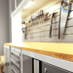 NewAge Garage Cabinets Bold Series XL 12-Piece Garage Cabinets Set with Tool, Base, Wall Cabinets and 30 in. Lockers-64019-Garage Giant 