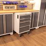 NewAge Garage Cabinets Bold Series XL 12-Piece Garage Cabinets Set with Tool, Base, Wall Cabinets and 30 in. Lockers-64019-Garage Giant 