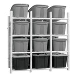 Proslat Bin Warehouse 12 Tote Edition (32 Gallon)-65002-Garage Giant 