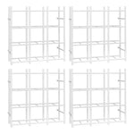 Bin Warehouse Bin Warehouse 12 Tote Compact Storage Rack (4-Pack) | Garage Giant 