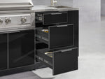 NewAge Outdoor Kitchens Outdoor Grill Island Aluminum 5-Piece Cabinet Set with Sink, 3 Drawer, Grill Cabinet, Performance Grill and Stainless Steel Countertop - (Liquid Propane) 