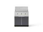 NewAge Outdoor Kitchens Aluminum 2-Piece Cabinet Set with Grill Cabinet and Performance Grill-74800-Garage Giant 