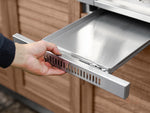 NewAge Outdoor Kitchens Stainless Steel Platinum Dual Side Burner with Cart and Casters-66286-Garage Giant 