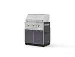 NewAge Outdoor Kitchens Aluminum 2-Piece Cabinet Set with Grill Cabinet and Performance Grill-74800-Garage Giant 