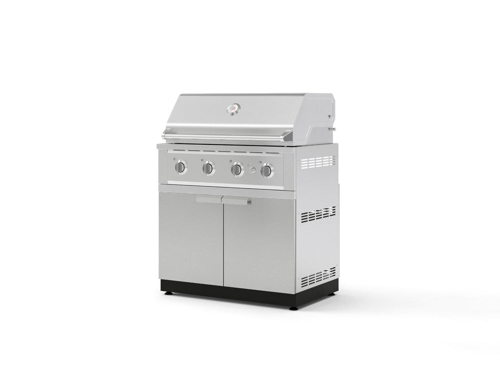 NewAge Outdoor Kitchens Stainless Steel 2-Piece Cabinet set with Grill Cabinet and Performance Grill-72943-Garage Giant