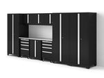 NewAge Garage Cabinets Bold Series XL 10-Piece Garage Cabinets Set with Tool, Base, Wall Cabinets and 30 in. Lockers-64039-Garage Giant 