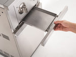 NewAge Outdoor Kitchens Stainless Steel Platinum Side Burner with Cart and Casters-66287-Garage Giant 