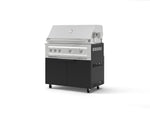 NewAge Outdoor Kitchens Stainless Steel 2-Piece Cabinet set with Casters Grill Cabinet and Platinum Grill-72905-Garage Giant 