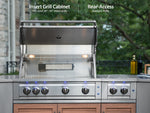 NewAge Outdoor Kitchens 4-Piece Cabinet Set in Grove with Countertops 65706 Costco CA-65706-Garage Giant 