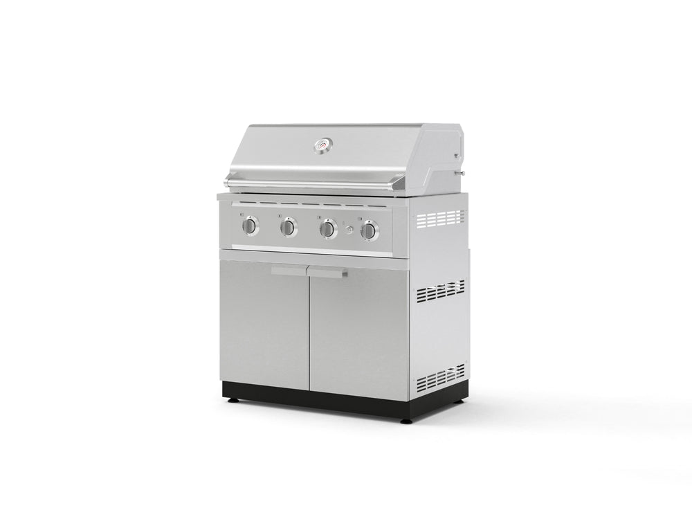 NewAge Outdoor Kitchens Stainless Steel 2-Piece Cabinet set with Grill Cabinet and Performance Grill-74807-Garage Giant