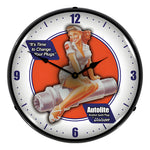 Collectable Sign and Clock Autolite Aviation Backlit Wall Clock-710012-Garage Giant 