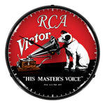 Collectable Sign and Clock RCA Victor Backlit Wall Clock-710099-Garage Giant 