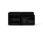 NewAge Outdoor Kitchens Aluminum 2-Piece Cabinet Set with 2-Door and Bar Cabinet-73867-Garage Giant 