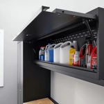 NewAge Garage Cabinets BOLD Series Grey All In One 4-Piece Set with Bamboo Top-73501-Garage Giant 