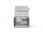 NewAge Outdoor Kitchens Stainless Steel 2-Piece Cabinet set with Grill Cabinet and Platinum Grill-74815-Garage Giant 