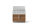 NewAge Outdoor Kitchens Stainless Steel 2-Piece Cabinet set with Grill Cabinet and Performance Grill-72958-Garage Giant 