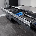 NewAge Garage Cabinets BOLD Series Grey All In One 8-Piece Set with Stainless Steel Top-74505-Garage Giant 