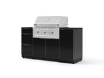 NewAge Outdoor Kitchens Outdoor Grill Island Aluminum 6-Piece Cabinet Set with 1 Door, 3 Drawer, Grill Cabinet, Performance Grill and Countertops - (Liquid Propane) | Garage Giant 