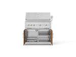 NewAge Outdoor Kitchens Stainless Steel 2-Piece Cabinet set with Grill Cabinet and Platinum Grill-72962-Garage Giant 