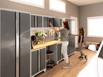 NewAge Garage Cabinets Bold Series 6-Piece Cabinet Set with 48 in. RTA Locker-55241-Garage Giant 