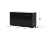 NewAge Outdoor Kitchens Aluminum 2-Piece Cabinet Set with 3-Drawer and 2-Door Cabinet-73869-Garage Giant 