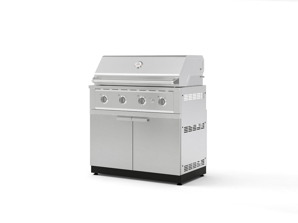 NewAge Outdoor Kitchens Stainless Steel 2-Piece Cabinet set with Grill Cabinet and Performance Grill-72944-Garage Giant