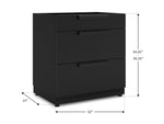 NewAge Outdoor Kitchens Stainless Steel 3-Drawer Cabinet-70307-Garage Giant 