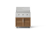 NewAge Outdoor Kitchens Stainless Steel 2-Piece Cabinet set with Grill Cabinet and Performance Grill-72957-Garage Giant 