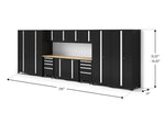 NewAge Garage Cabinets Bold Series XL 14-Piece Garage Cabinets Set with Tool, Base, Wall Cabinets and 30 in. Lockers-64042-Garage Giant 