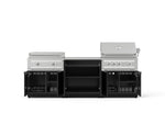NewAge Outdoor Kitchens Aluminum 6-Piece Cabinet Set with Base, Grill Cabinet, Platinum Griddle and Countertop-74973-Garage Giant 