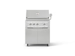 NewAge Outdoor Kitchens Stainless Steel 2-Piece Cabinet set with Casters Grill Cabinet and Platinum Grill-72951-Garage Giant 