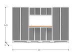 NewAge Garage Cabinets Bold Series 7-Piece Cabinet Set with 36 in. RTA Lockers-73050-Garage Giant 