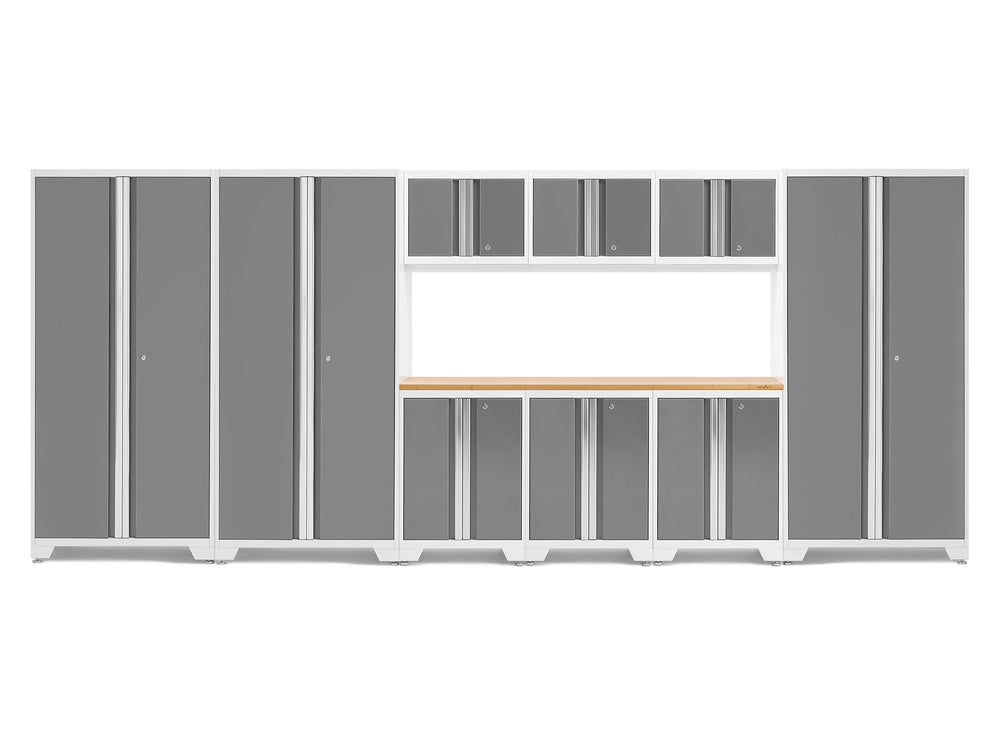 NewAge Garage Cabinets Bold Series 10-Piece Cabinet Set with 36 in. RTA Lockers-73052-Garage Giant