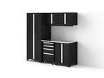 NewAge Garage Cabinets Bold Series XL 6-Piece Garage Cabinets Set with Tool, Base, Wall Cabinets and 30 in. Locker-64033-Garage Giant 