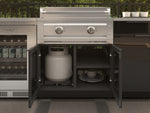 NewAge Outdoor Kitchens Aluminum 6-Piece Cabinet Set with Base, Grill Cabinet, Platinum Griddle and Countertop-74973-Garage Giant 