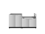 NewAge Outdoor Kitchens Stainless Steel 2-Piece Cabinet set with Base and Grill Cabinet-67608-Garage Giant 