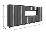 NewAge Garage Cabinets Bold Series 10-Piece Cabinet Set with 30 in. RTA Lockers-73005-Garage Giant 