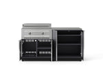 NewAge Outdoor Kitchens Aluminum 4-Piece Cabinet Set with Base, Grill Cabinet, Platinum Griddle and Countertop-74992-Garage Giant 