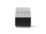 NewAge Outdoor Kitchens Aluminum 2-Piece Cabinet Set with Casters, Grill Cabinet and Performance Grill-72910-Garage Giant 