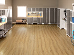 NewAge Garage Flooring Stone Composite LVP 1000 sq. ft. Flooring Kit - Natural Oak 